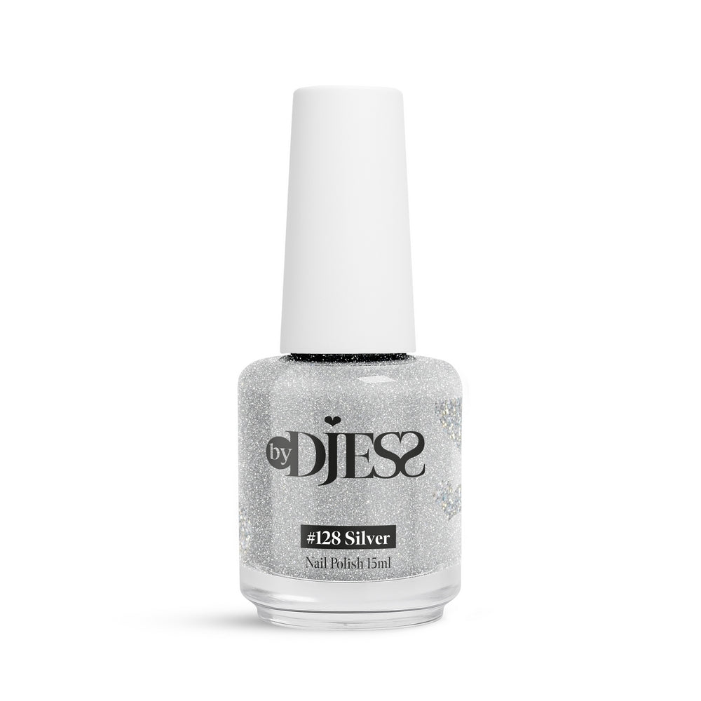 By Djess Nail Polish | Nagellak | #128 Silver - 15 ml