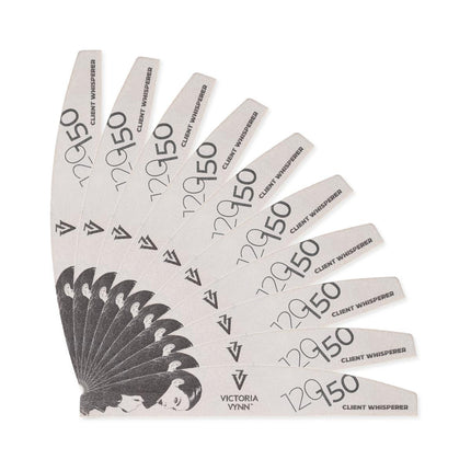 Vijl halve maan - grit 120/150 - Client Whisperer - set van 10 stuks - Victoria Vynn