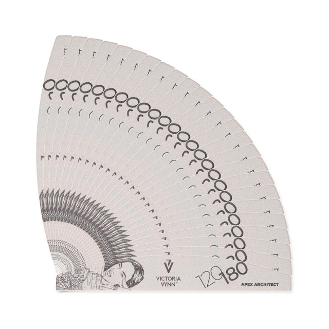 Vijl halve maan - grit 120/180 - Apex Architect - set van 25 stuks - Victoria Vynn