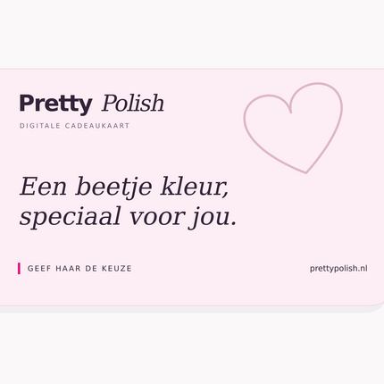 Pretty Polish cadeaubon (digitaal)