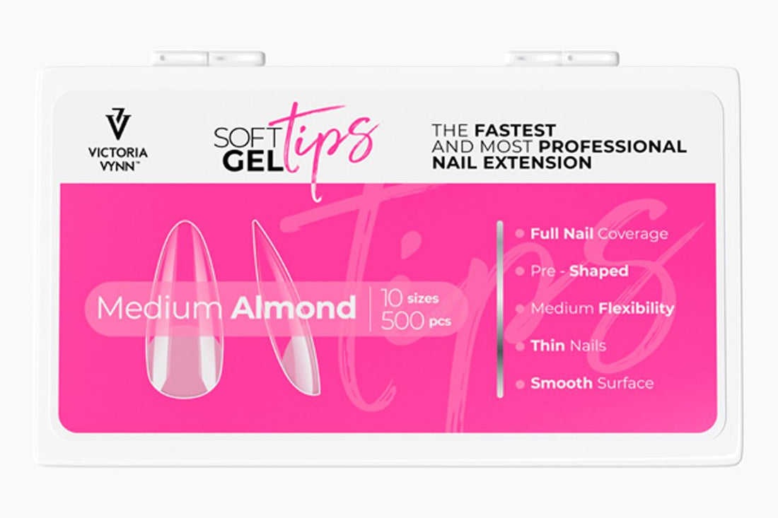 Victoria Vynn Soft Gel Tips | Starter Kit Medium Almond