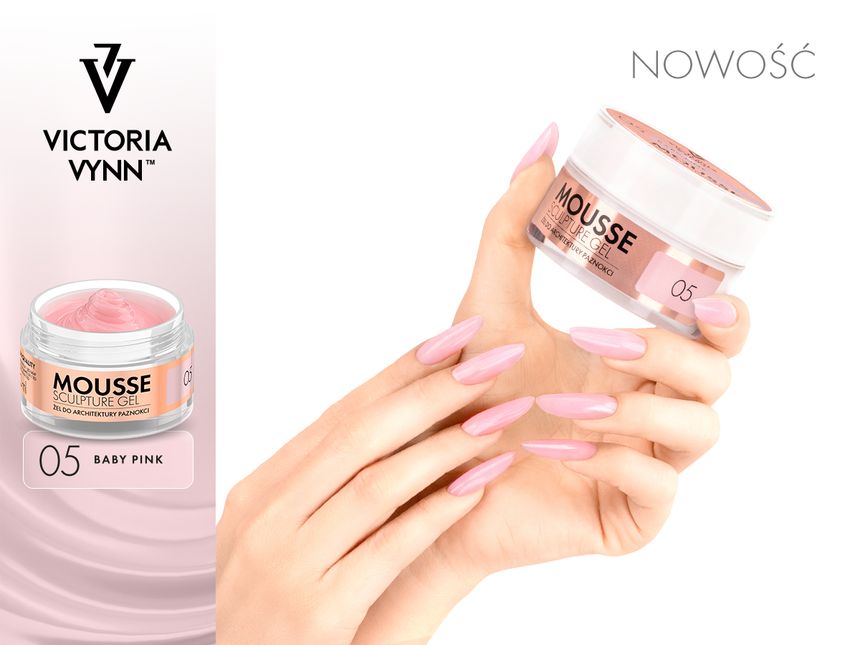 Victoria Vynn Mousse Gel 05 Baby Pink - 50 ml