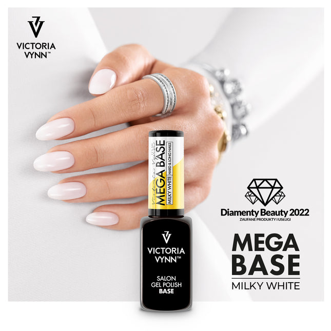 Baza MEGA Victoria Vynn | Mleczno-biały | 8ml