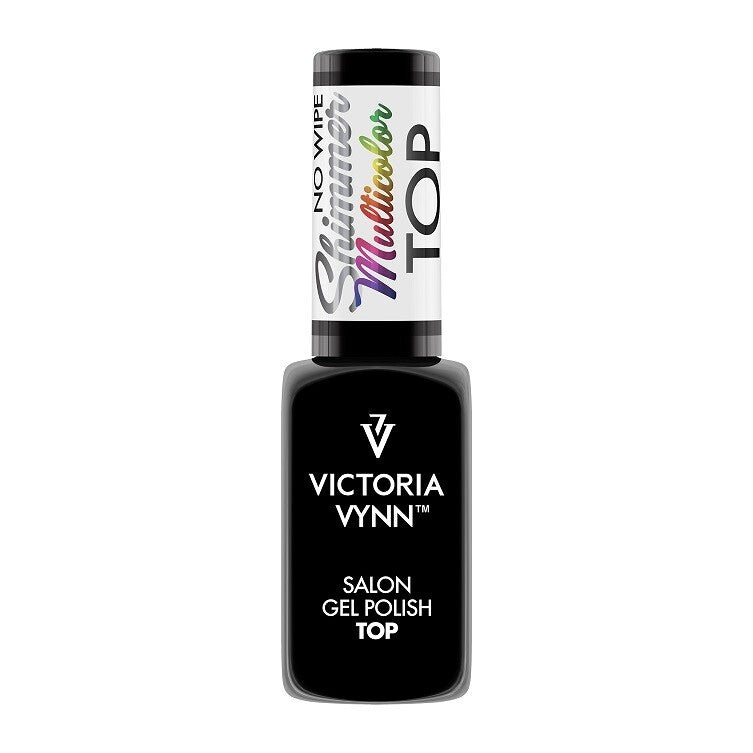 Victoria Vynn Top coat | No Wipe Shimmer Multicolour - 8 ml