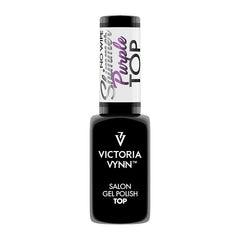 Victoria Vynn Topcoat | No Wipe Shimmer Purple