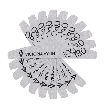 Victoria Vynn Vijl | Crescent 100/180 Wit - Set 10 stuks
