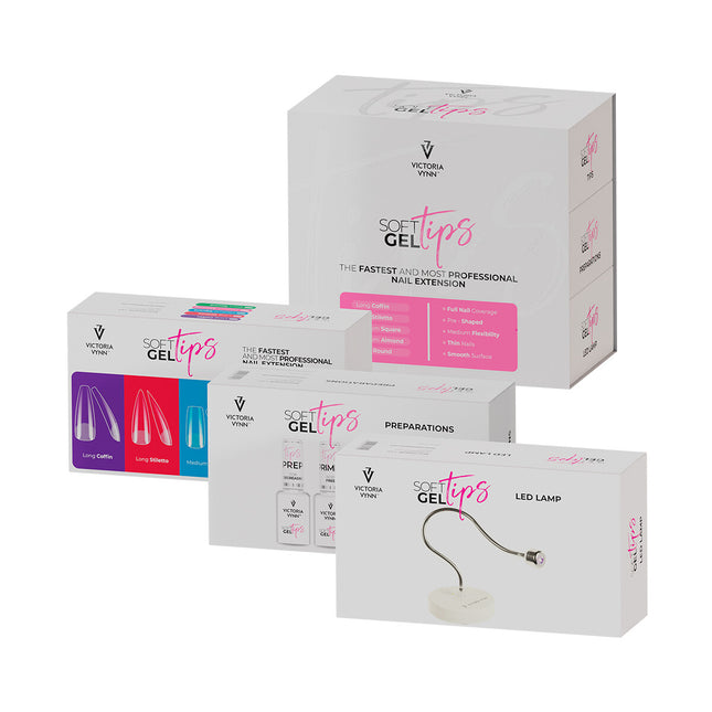 Victoria Vynn Soft Gel Tips | Starter Kit Long Stiletto