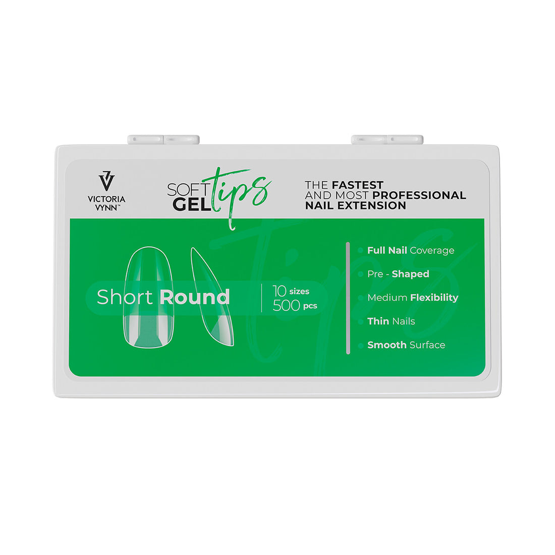 Victoria Vynn Soft Gel Tips | Short Round